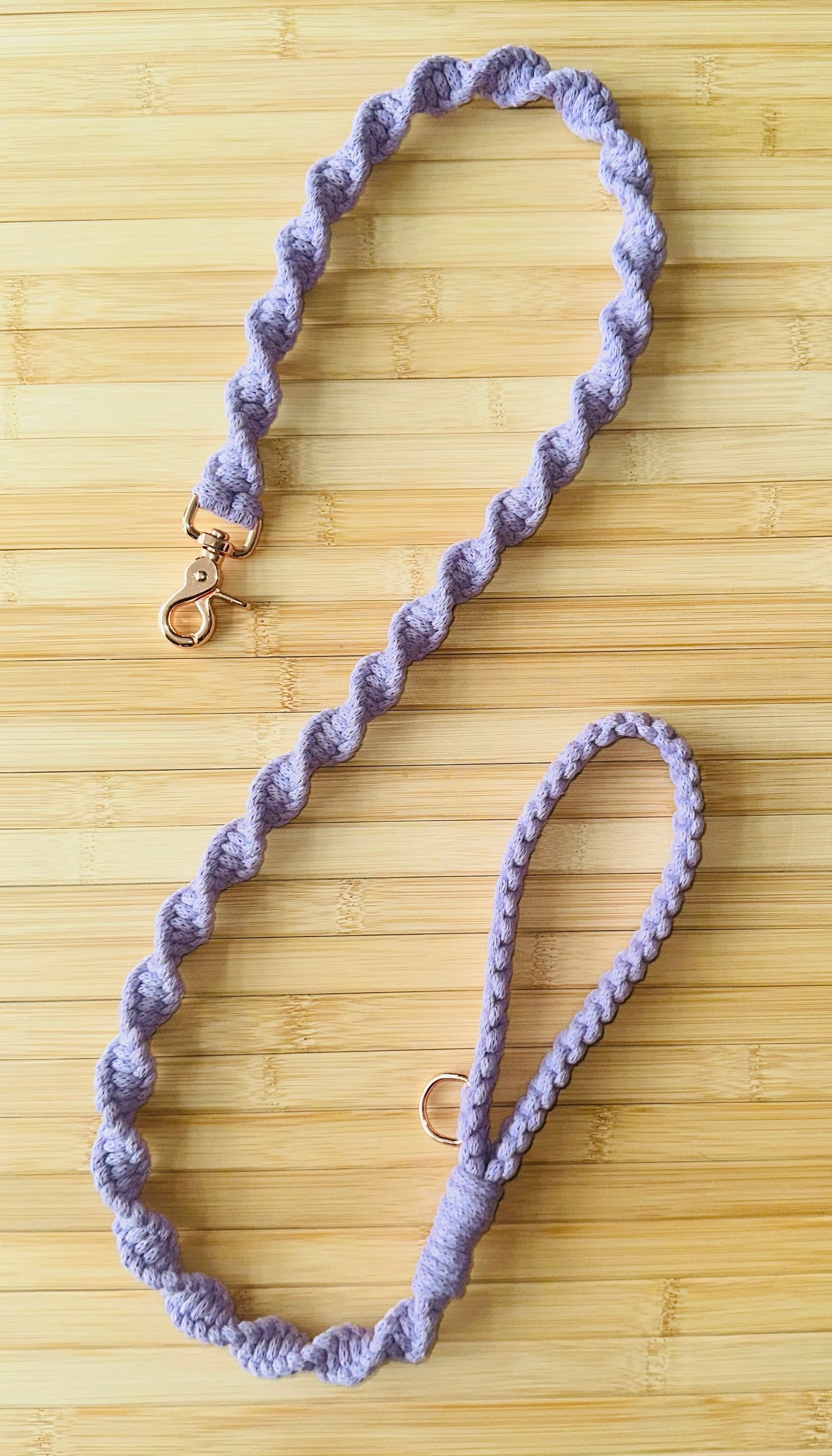 Lilac Spiral Leash